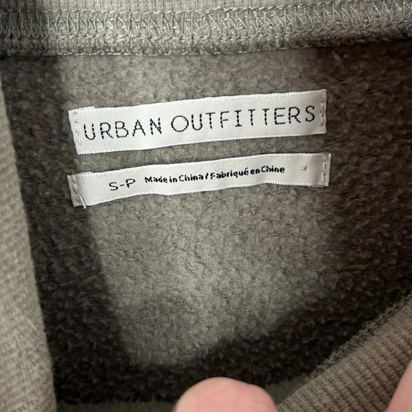 Urban Outfitters Jacob Olive Green Turtleneck Sweatshirt Dress - Picture 3 of 10